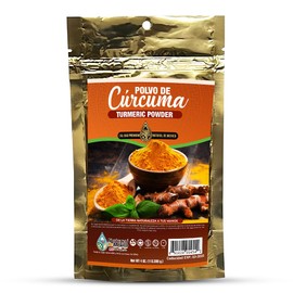 Natural de Mexico Curcuma en polvo 4 onzas Te Tea Turmeric Powder 4 Oz
