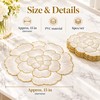 Flower-Shaped Placemats for Dining Tables – 6 Piece Decorative Floral