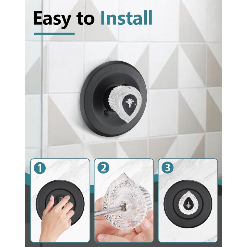 Replacement for Moen Fit Posi-Temp (100710) One-Handle Tub& Shower Knob