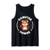 Cute Hamster Power Girl Furry Friend Superhero Tank Top
