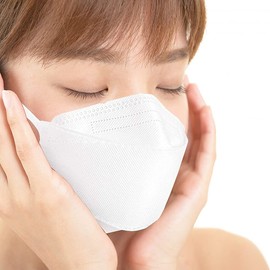 KF94 Korean Mask, 10 Pieces, Non-Woven Fabric, Lipstick, Easy Breath and Anti-Fog, 4 Layer Construction, Virus Splash, Pollen