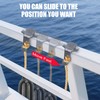 Cendasun Boat Fender Clips,Pontoon Boat Fender Clips for Square Rail,Quick