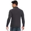 AOLI RAY Men's Cardigan with Zip Cardigan Stand-Up Collar Pullover