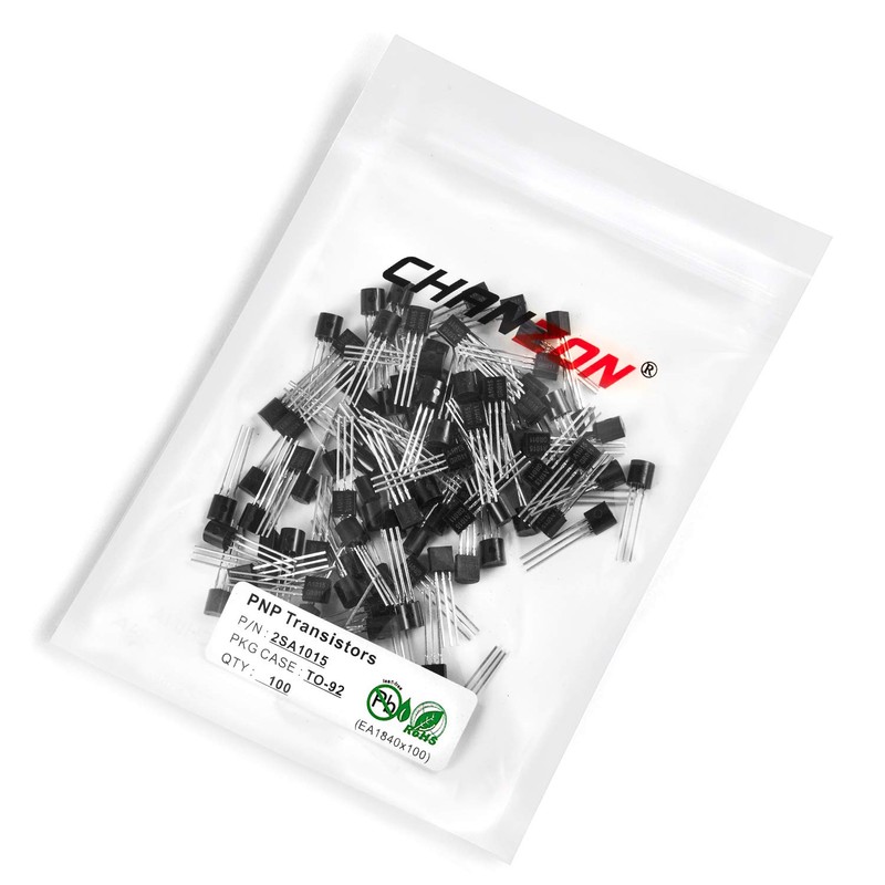 Chanzon 100pcs 2SA1015 TO-92 PNP Transistor -150mA