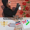 60 Reusable Flower Stencils for Painting on Wood and Canvas