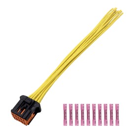 HISports Seat Heating Wiring Harness 6509ER 1613952180 10-Pin Wiring Harness Compatible with Peu-Geot 208 308 508 C4 C5 DS3 RE-NAULT Kangoo