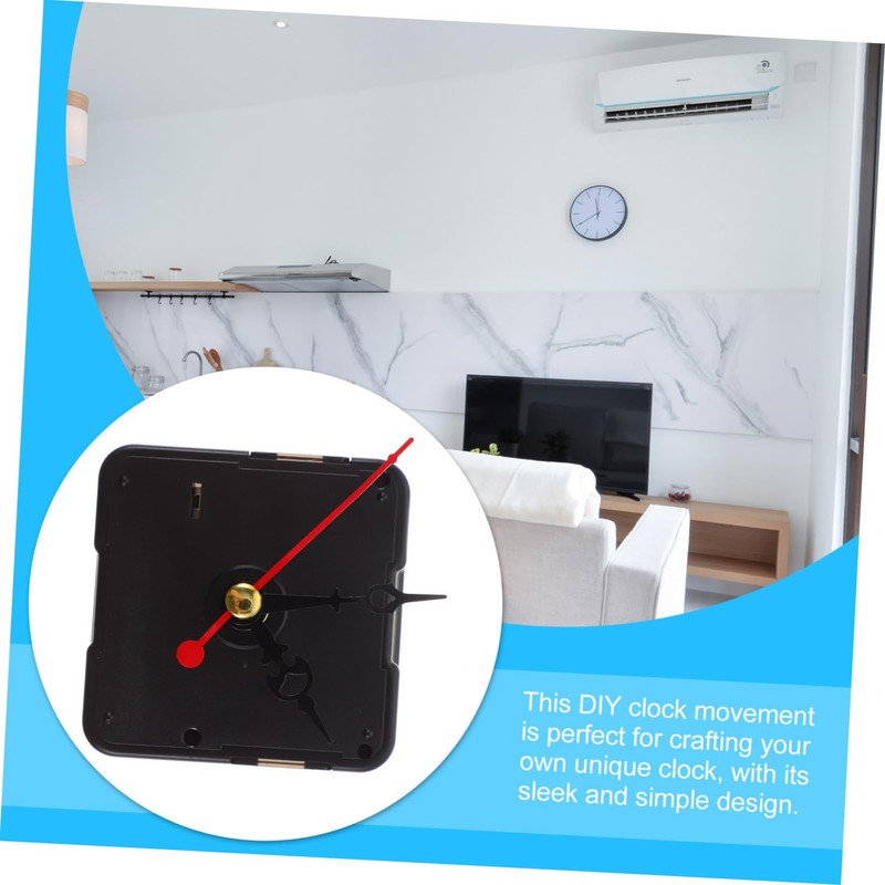 LALAFINA 1 Set DIY Clock Mechanism Replacement Kit Silent Clock