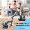 DOUBLE E Remote Control Excavator Toy RC Excavators Rechargeable Battery