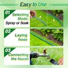 25ft Sprinkler Soaker Hose - No-Kink, Save Water, Flexible -
