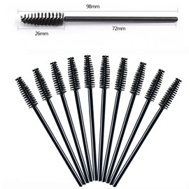 Pack of 100 Eyelash Brushes, Disposable Eyelash Brushes, for Makeup, Extension Eyelashes, Eyebrows