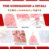 HAPPYGRILL 7.5FT Artificial Pink Christmas Tree with Stand New PVC