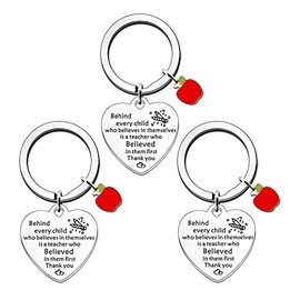 JETTOP Teacher Gifts-Thank You Teacher Gifts for Women Mentor Nursery Teacher Leaving Gifts Behind Every Child Who Believes in Themselves is a Teacher