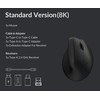 Keychron M5 8K Vertical Wireless Mouse, PAW3950 Sensor with Programmable