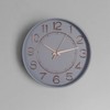 HZDHCLH Children's Wall Clock, Radio-Controlled Wall Clock, 25 cm Wall