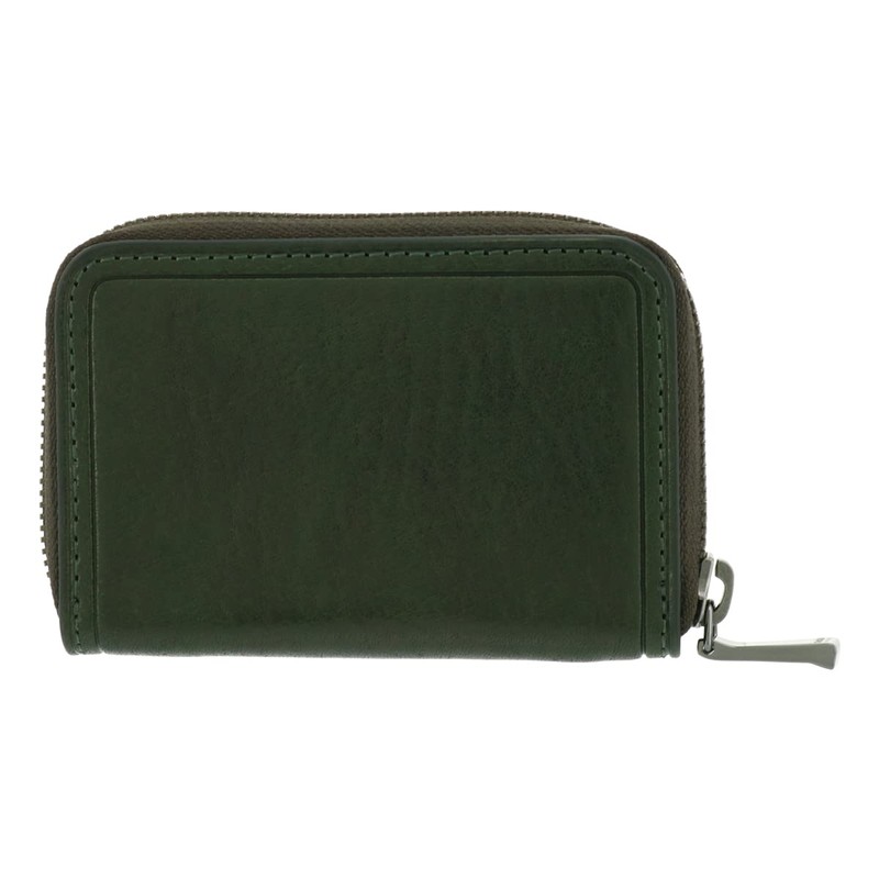 Takeokikuchi 730612 Men's Coin Purse, Round Zipper, Genuine Leather, Coin