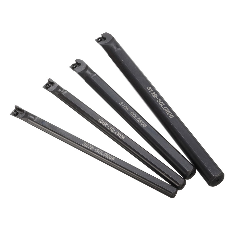 Metal Lathe Turning Tool Kit 4 PCS S07K/ S08K/ S10K/