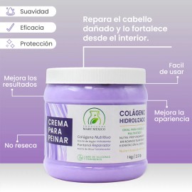 “Mascarilla Capilar Nutrición Profunda Productos Mart – Hidratación y Reparación (1000g)”