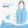 Puroma 1 Pack Combination Lock for Locker 4 Digit Outdoor