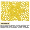 sourcing map Crochet Doilies, 4Pcs 8" - Handmade Crochet Cotton