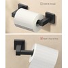 FORIOUS Toilet Paper Holder Wall Mount, Stainless Steel Rustproof Double