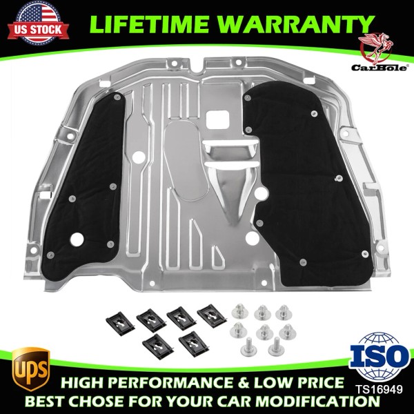 CarBole Front Skid Plate for 16-21 Honda Civic Engine Guard