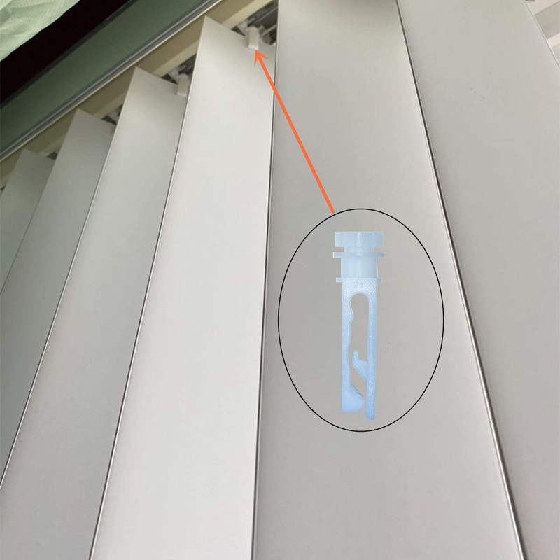 APUXON 20pcs Vertical Blind Stem Replacement - White Stems for