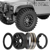 RCarmubWow RC 1.3 Beadlock Wheels Single & Dually for 1/18