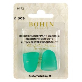 Bohin - Green (Medium) Rubber Thimble - 2 Pieces