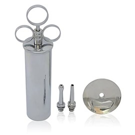 OdontoMed2011® EAR WAX REMOVAL SYRINGE 8 OZ - BRASS WITH CHROME FINISH ODM