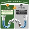 Sewer Jetter Nozzle Kit, 3-Pack Stainless Steel Jet Nozzles with