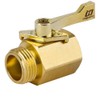 HQMPC Super Heavy Duty 3/4" Brass Shut Off Valve Garden