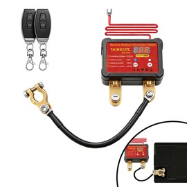 Interruptor remoto de desconexión 12V 240A con indicador LED de voltaje y cable, muy bajo consumo en espera, evita el drenaje energético, universal