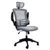 Modern High Back Mesh Executive Chair With Headrest And Flip