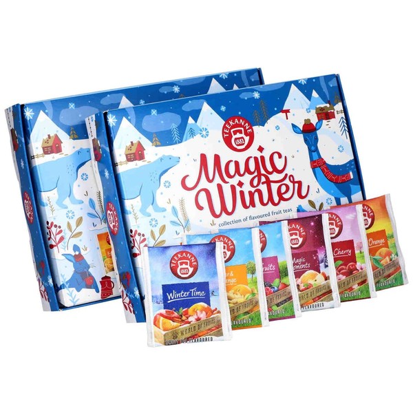 TEEKANNE Magic Winter Tea Selection with 6 Flavours - 5 Tea Bags Each