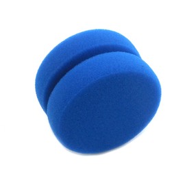 Tulead Blue Paint Sponge Double Layer Painting Sponge Paint Sponge Applicator 80x48mm Reusable Round Paint Sponges Pack of 2