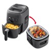 DASH Flip & Fry 2-in-1 Grill + Air Fryer, 3