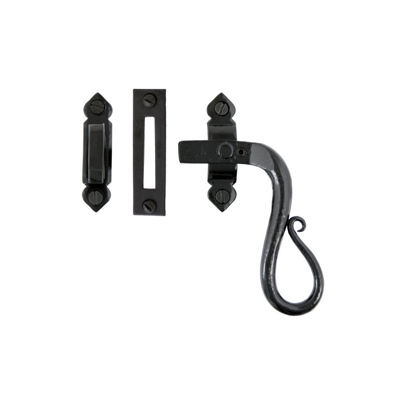 From The Anvil Black Locking Shepherd's Crook Fastener - RH