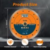 7 Inch Ultra-Thin Turbo Mesh Diamond Blade for Cutting Porcelain,