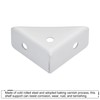 sourcing map 10Pcs Angle Corner Brackets 38mm x 38mm, Cold