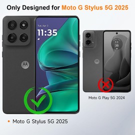Asstar Moto G Stylus 5G 2025 Privacy Screen Protector [2-Pack], 9H Hardness Tempered Glass Screen Protector for Motorola G Stylus 5G 2025,Full Coverage Anti-Scratch & Bubble-Free Installation
