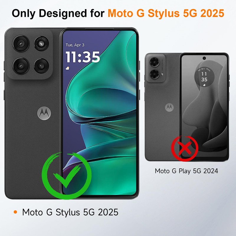Asstar Moto G Stylus 5G 2025 Privacy Screen Protector [2-Pack],