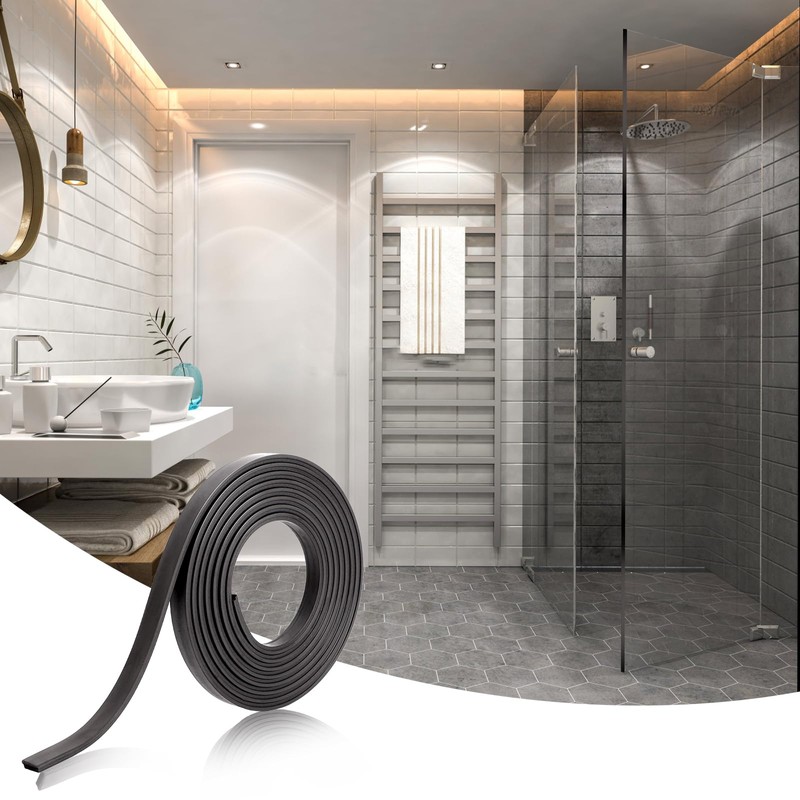 75" Flexible Magnetic Strip, Flex Magnetic Strip Refill, Shower Door