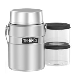 Thermos Stainless King Big Boss Vacuum Insulated Food Jar - Stainless Steel 1.39L