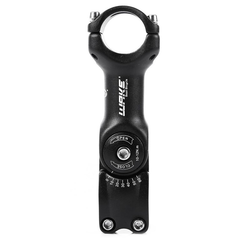 FOMTOR Bike Adjustable Stem 25.4mm 0~60 Degree WAKE Adjustable Handlebar
