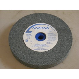 Norton 60 Grit Silicon Carbide Bench & Pedestal Grinding Wheel 6"x1" Hole x 3/4"