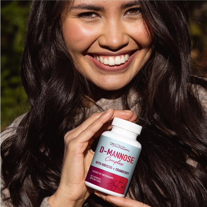 Smoky Mountain Naturals, LLC D Mannose Capsules | 1000mg [High