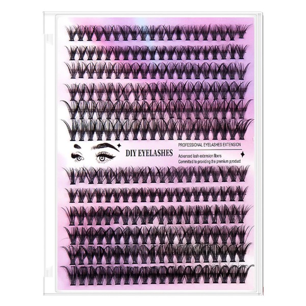 Self Adhesive Lash Clusters, Reusable No Glue Self Adhesive Eyelashes