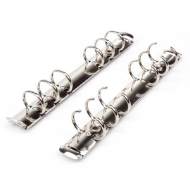 Namiki Trading [Set of 4] System Binder Hardware A6 Silver Metal Bookmark Included