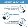Pack of 3 Quick Release Medical Tourniquets (BLACK)