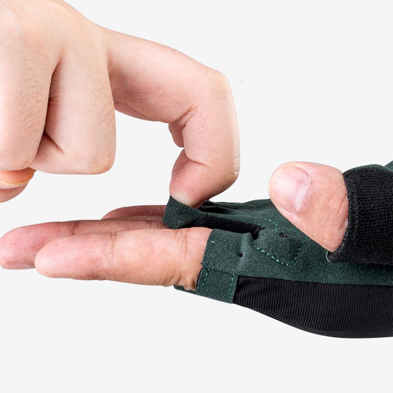 Fingerless Gloves Anti Slip Shock Absorbing Half Finger Gloves for